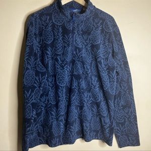 COPY - COPY - Chubbies 1/4 zip fleece jacket men's size large blue